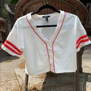 Forever 21 Baseball Style Top